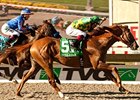 Dullahan wears down Game On Dude to win the Pacific Classic.