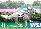 Thorn Song holds scores a front-running victory in the Firecracker Handicap.