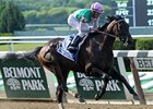 Close Hatches rolls to victory in the Mother Goose.<br><a target="blank" href="http://photos.bloodhorse.com/AtTheRaces-1/at-the-races-2013/27257665_QgCqdh#!i=2590702069&k=tDFLwXG">Order This Photo</a>