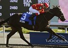 Wyomia runs away from favorite Delightful Mary in the Mazarine.
