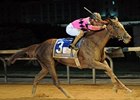 Book Review comes on late to win the Charles Town Oaks.