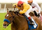 Tuscan Evening recorded her fifth graded stakes win after capturing the Santa Ana Handicap.<br><a target="blank" href="http://www.bloodhorse.com/horse-racing/photo-store?ref=http%3A%2F%2Fpictopia.com%2Fperl%2Fgal%3Fprovider_id%3D368%26ptp_photo_id%3D8850937%26ref%3Dstory">Order This Photo</a>