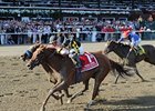 Dance to Bristol holds off Book Review to win the Ballerina.<br><a target="blank" href="http://photos.bloodhorse.com/AtTheRaces-1/at-the-races-2013/27257665_QgCqdh#!i=2719391496&k=HgCS2Vc">Order This Photo</a>