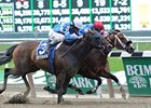 C C's Pal (inside) fights off Nicole H to win the Vagrancy Handicap.<br><a target="blank" href="http://photos.bloodhorse.com/AtTheRaces-1/at-the-races-2012/22274956_jFd5jM#!i=1881930645&k=7qML7wx">Order This Photo</a>