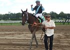 Timothy Snyder with Lisa's Booby Trap after the 2010 Loudonville.