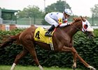 Pure Clan and Julien Leparoux draw off in the Regret.<br><a target="blank" href="http://www.bloodhorse.com/horse-racing/photo-store?ref=http%3A%2F%2Fpictopia.com%2Fperl%2Fgal%3Fprovider_id%3D368%26ptp_photo_id%3D4831900%26ref%3Dstory">Order This Photo</a>