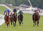 Toronado (right) takes the QIPCO Sussex Stakes at Goodwood Racecourse. <br><a target="blank" href="http://photos.bloodhorse.com/AtTheRaces-1/at-the-races-2013/27257665_QgCqdh#!i=2668584011&k=7h6jBv8">Order This Photo</a>