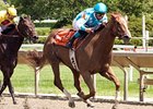 Apple Martini takes the Purple Violet, the first of 2 wins for trainer Chris Block in the Prairie State Festival at Arlington.
