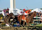 Two-year old champ Lookin At Lucky is still ranked at the top of the division following the Triple Crown.<br><a target="blank" href="http://www.bloodhorse.com/horse-racing/photo-store?ref=http%3A%2F%2Fpictopia.com%2Fperl%2Fgal%3Fprovider_id%3D368%26ptp_photo_id%3D8959490%26ref%3Dstory">Order This Photo</a>