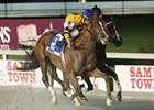 Backtalk won his seasonal debut, the Sportsman's Paradise Stakes at Delta Downs Feb. 26.