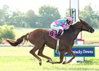Cloudy's Knight won the 2009 Kentucky Cup Turf by 2 1/2 lengths.