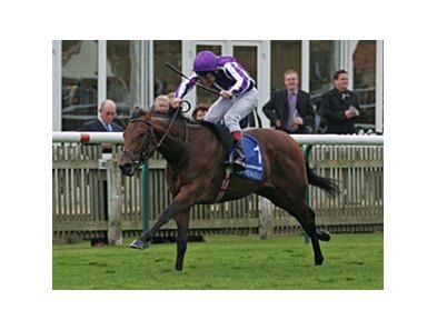 Bushranger pulls away under Johnny Murtagh to take the Shadwell Middle Park Stakes.