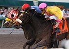 Ancient Rome (inside) gets his nose in front of For Oby to win the Spectacular Bid. <br><a target="blank" href="http://www.bloodhorse.com/horse-racing/photo-store?ref=http%3A%2F%2Fpictopia.com%2Fperl%2Fgal%3Fprovider_id%3D368%26ptp_photo_id%3D9766186%26ref%3Dstory">Order This Photo</a>
