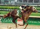 Alysheba Winner Giant Gizmo looks to keep rolling in the Lone Star Park Handicap.<br><a target="blank" href="http://www.bloodhorse.com/horse-racing/photo-store?ref=http%3A%2F%2Fpictopia.com%2Fperl%2Fgal%3Fprovider_id%3D368%26ptp_photo_id%3D4378527%26ref%3Dstory">Order This Photo</a>