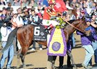 Secret Circle won the 2011 Sentient Jet Breeders' Cup Juvenile Sprint.