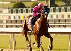 Power Broker rolls home to win the FrontRunner Stakes at Santa Anita.