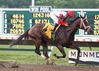 Morrow Cove Chases Monmouth Oaks Breakthrough Morrow Cove Chases Monmouth Oaks Breakthrough