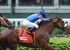 Berlino Di Tiger holds off a fast-closing Chamberlain Bridge to win the Churchill Downs Turf Sprint.<br><a target="blank" href="http://photos.bloodhorse.com/AtTheRaces-1/at-the-races-2013/27257665_QgCqdh#!i=2492789764&k=r6dgr7L">Order This Photo</a>