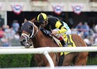 Upgrade and John Velazquez capture the Jaipur Stakes at Belmont Park.<br><a target="blank" href="http://photos.bloodhorse.com/AtTheRaces-1/at-the-races-2012/22274956_jFd5jM#!i=1894024221&k=cmHFmx9">Order This Photo</a>