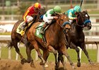 Gilded Gem rolls late to win the Las Flores.<br><a target="blank" href="http://www.bloodhorse.com/horse-racing/photo-store?ref=http%3A%2F%2Fpictopia.com%2Fperl%2Fgal%3Fprovider_id%3D368%26ptp_photo_id%3D9473429%26ref%3Dstory">Order This Photo</a>