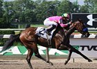 Gabby's Golden Gal will cut back in distance in the Prioress Stakes.<br><a target="blank" href="http://www.bloodhorse.com/horse-racing/photo-store?ref=http%3A%2F%2Fpictopia.com%2Fperl%2Fgal%3Fprovider_id%3D368%26ptp_photo_id%3D8223203%26ref%3Dstory">Order This Photo</a>