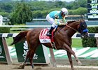 Fast Bullet rolls home to win the True North.<br><a target="blank" href="http://photos.bloodhorse.com/AtTheRaces-1/at-the-races-2013/27257665_QgCqdh#!i=2562602549&k=GH3PkqD">Order This Photo</a>