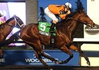 Asserting Bear wins the Coronation Futurity Stakes.