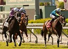 Interaction wins the San Juan Capistrano Handicap.
