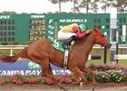 Awesome Chic explodes to a Florida Oaks victory.