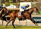 Unbridled's Note streaks home to win the Eddie D Stakes.
