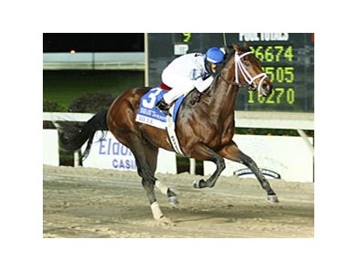 Rule pulls away to win the Delta Jackpot under John Velazquez.