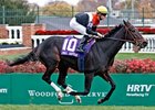 Marketing Mix cruises home in the Mrs. Revere Stakes.