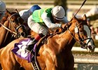 Up In Time and Martin Garcia take the Harold C. Ramser Sr. Stakes at Santa Anita.