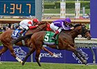Breeders' Cup Juvenile Turf winner Hootenanny is scheduled to make his seasonal debut on April 18.<br><a target="blank" href="http://photos.bloodhorse.com/BreedersCup/2014-Breeders-Cup/Juvenile-Turf/i-JpvnMZC">Order This Photo</a>