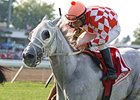 Tune Me In and Paco Lopez take the Cliff Hanger Stakes at Monmouth Park.