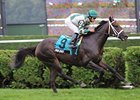 Soldat defeated Powhatan County by 3 lengths in the With Anticipation Stakes.<br><a target="blank" href="http://www.bloodhorse.com/horse-racing/photo-store?ref=http%3A%2F%2Fpictopia.com%2Fperl%2Fgal%3Fprovider_id%3D368%26ptp_photo_id%3D9169452%26ref%3Dstory">Order This Photo</a>