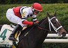 Dubai Majesty and Jamie Theriot take the Buffalo Trace Franklin County Stakes at Keeneland.
<br><a target="blank" href="http://www.bloodhorse.com/horse-racing/photo-store?ref=http%3A%2F%2Fpictopia.com%2Fperl%2Fgal%3Fprovider_id%3D368%26ptp_photo_id%3D8558732%26ref%3Dstory">Order This Photo</a>