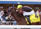 Musical Romance and Juan Leyva take the Presque Isle Downs Masters Stakes.