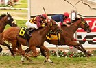 Burns holds off Lil Bit O'Fun to win the La Jolla Handicap.
<br><a target="blank" href="http://www.bloodhorse.com/horse-racing/photo-store?ref=http%3A%2F%2Fpictopia.com%2Fperl%2Fgal%3Fprovider_id%3D368%26ptp_photo_id%3D9633953%26ref%3Dstory">Order This Photo</a>