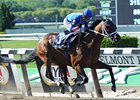Saginaw won the 2012 Affirmed Success Stakes by 7 1/2 lengths.<br><a target="blank" href="http://photos.bloodhorse.com/AtTheRaces-1/at-the-races-2012/22274956_jFd5jM#!i=2542769587&k=pccgr4D">Order This Photo</a>