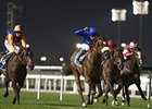 Now Spun pulls away to victory in the Meydan Classic.