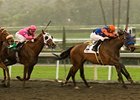 Crisp won the grade I Santa Anita Oaks in March.<br><a target="blank" href="http://www.bloodhorse.com/horse-racing/photo-store?ref=http%3A%2F%2Fpictopia.com%2Fperl%2Fgal%3Fprovider_id%3D368%26ptp_photo_id%3D8825809%26ref%3Dstory">Order This Photo</a>