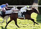 Upperline wins the Rood & Riddle Dowager Stakes.