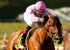 Dubawi Heights wins the Gamely Stakes.
<br><a target="blank" href="http://www.bloodhorse.com/horse-racing/photo-store?ref=http%3A%2F%2Fpictopia.com%2Fperl%2Fgal%3Fprovider_id%3D368%26ptp_photo_id%3D9543201%26ref%3Dstory">Order This Photo</a>