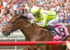 Jakkalberry won the inaugural American St. Leger at Arlington Park Aug. 18 by 2 1/4 lengths.