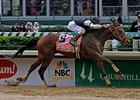 Mine That Bird winning the Kentucky Derby.