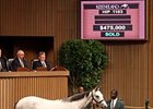 Saturday's session topper was a filly by Tapit that brought $475,000.