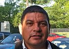 Frankie Perez, assistant trainer for Eddie Plesa Jr.