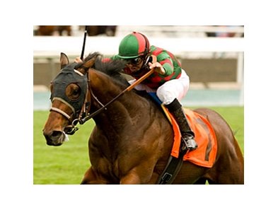 Make Music for Me won his only prior start on grass, the one-mile Pasadena Stakes at Santa Anita March 6.