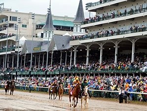 Handle Dips With Rainy Kentucky Derby Card Handle Dips With Rainy Kentucky Derby Card